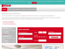 Tablet Screenshot of cif-immobilier.com